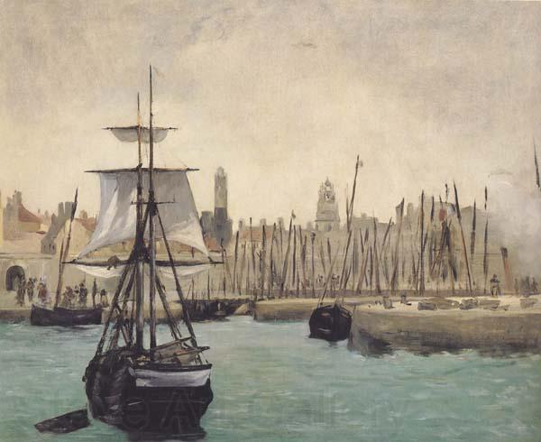 Edouard Manet Le Port de Calais (mk40) France oil painting art